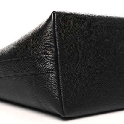Burberry Grainy Calfskin Medium London Tote Bag Black 10 of 11