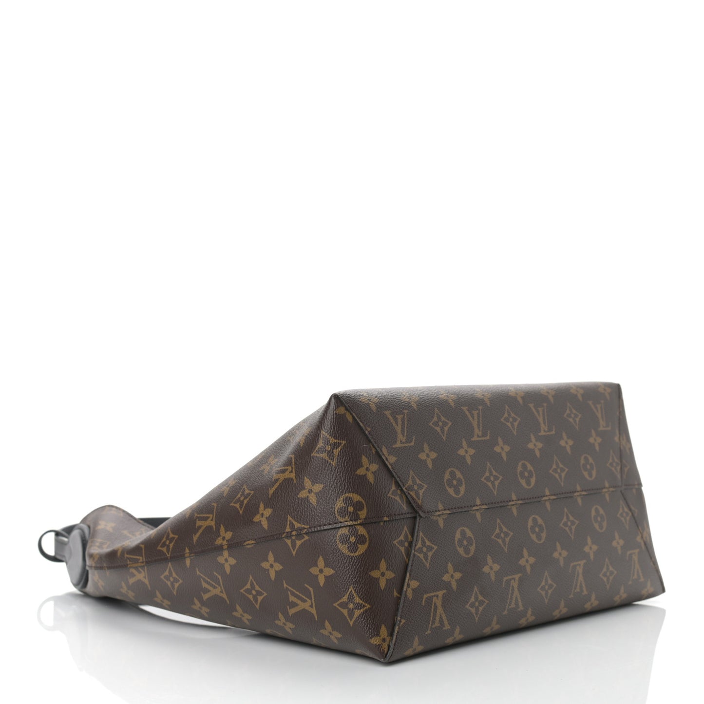 Monogram Flower Hobo Black