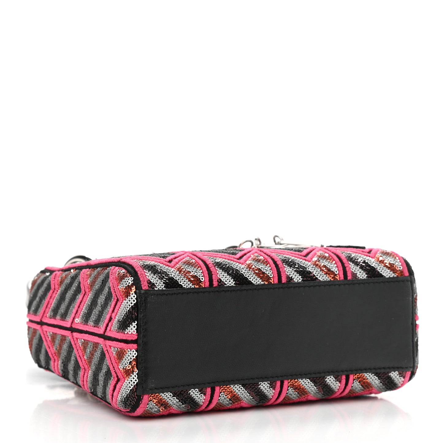 Patent Sequin Mini Lady Dior