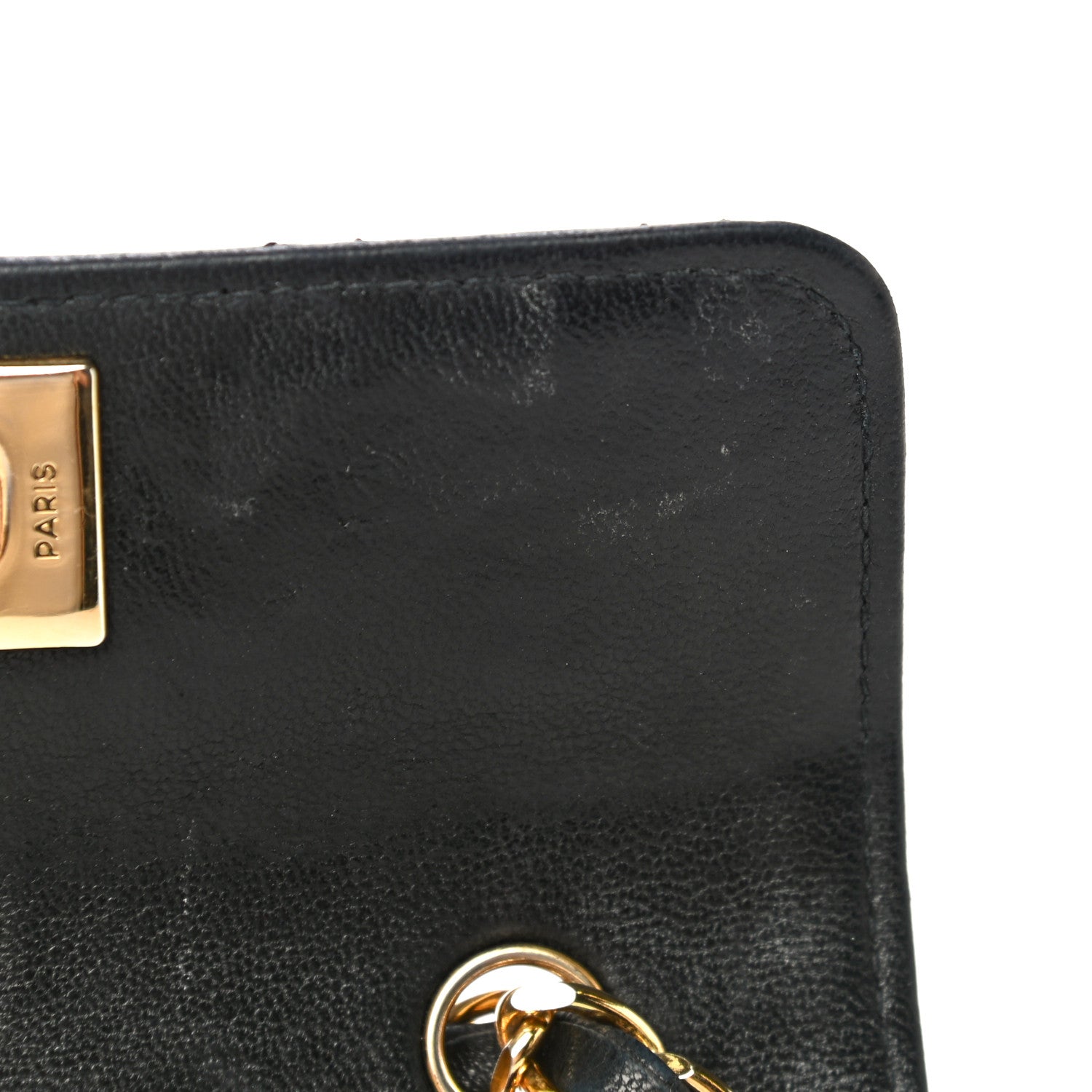 Chanel Lambskin Quilted Micro Mini Flap Bag Black 12 of 24