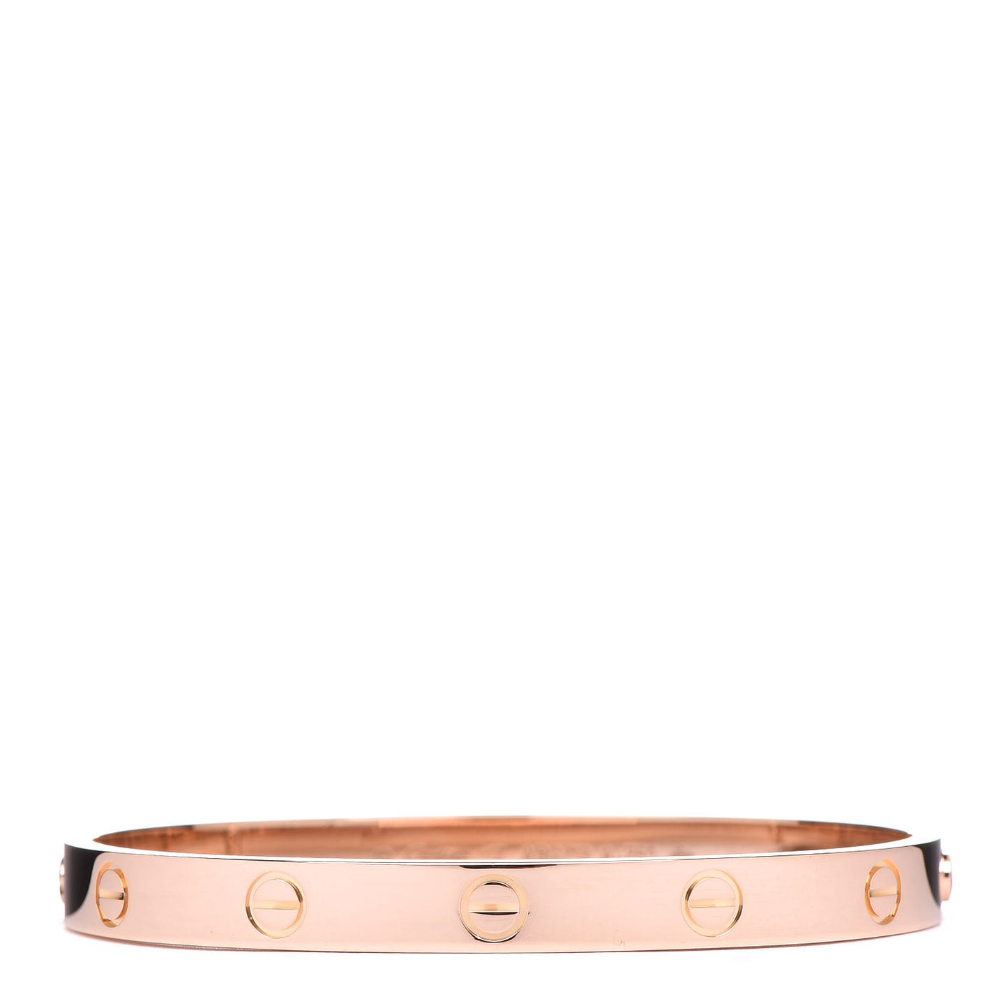 18K Pink Gold LOVE Bracelet 17