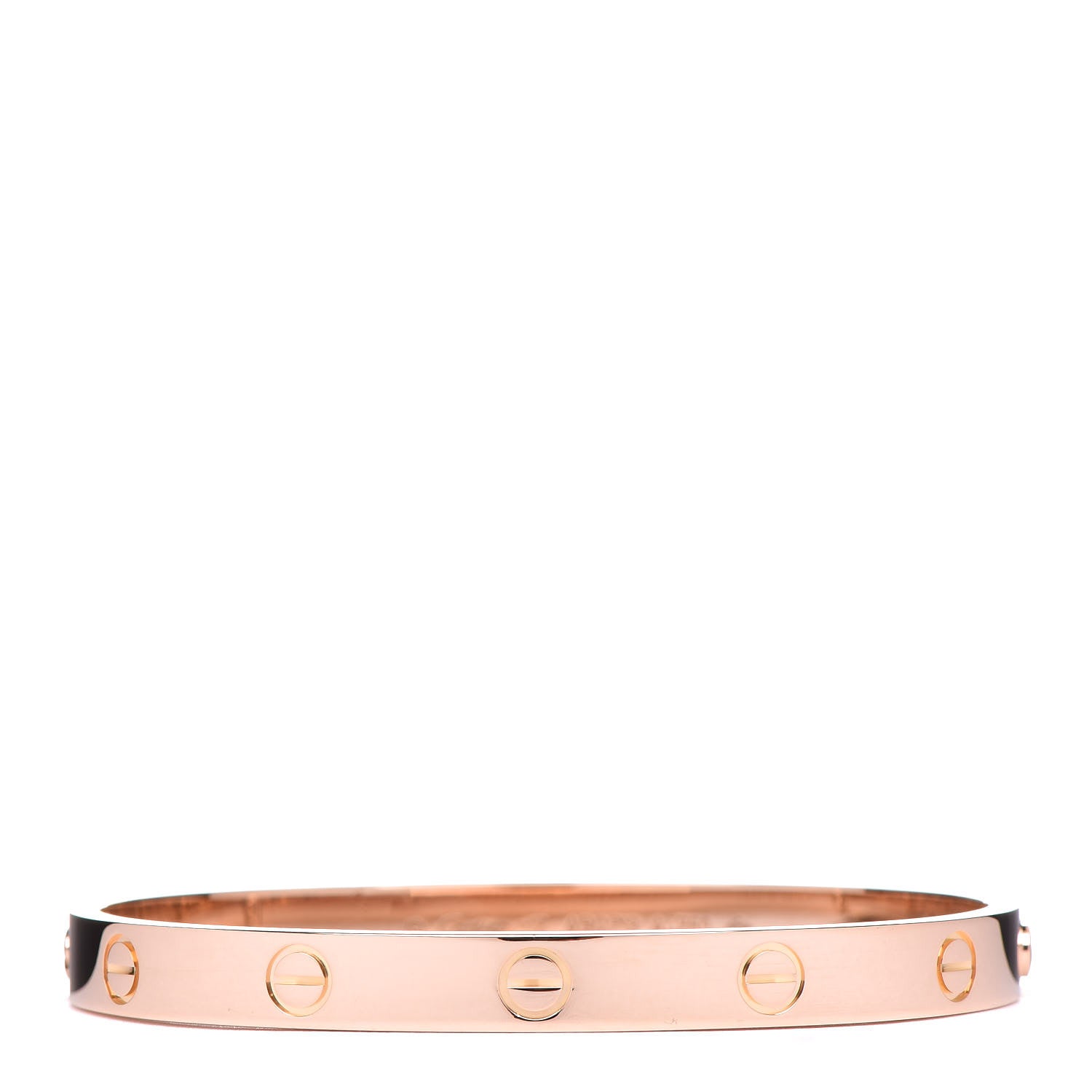 Cartier 18K Pink Gold LOVE Bracelet 17 1 of 7