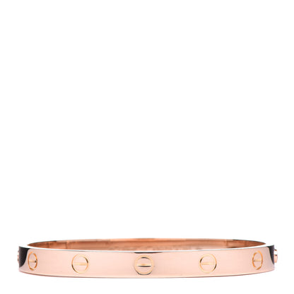Cartier 18K Pink Gold LOVE Bracelet 17 1 of 7