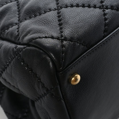 Chanel Calfskin Stitched Large Retro Chain Tote Black 11 of 12