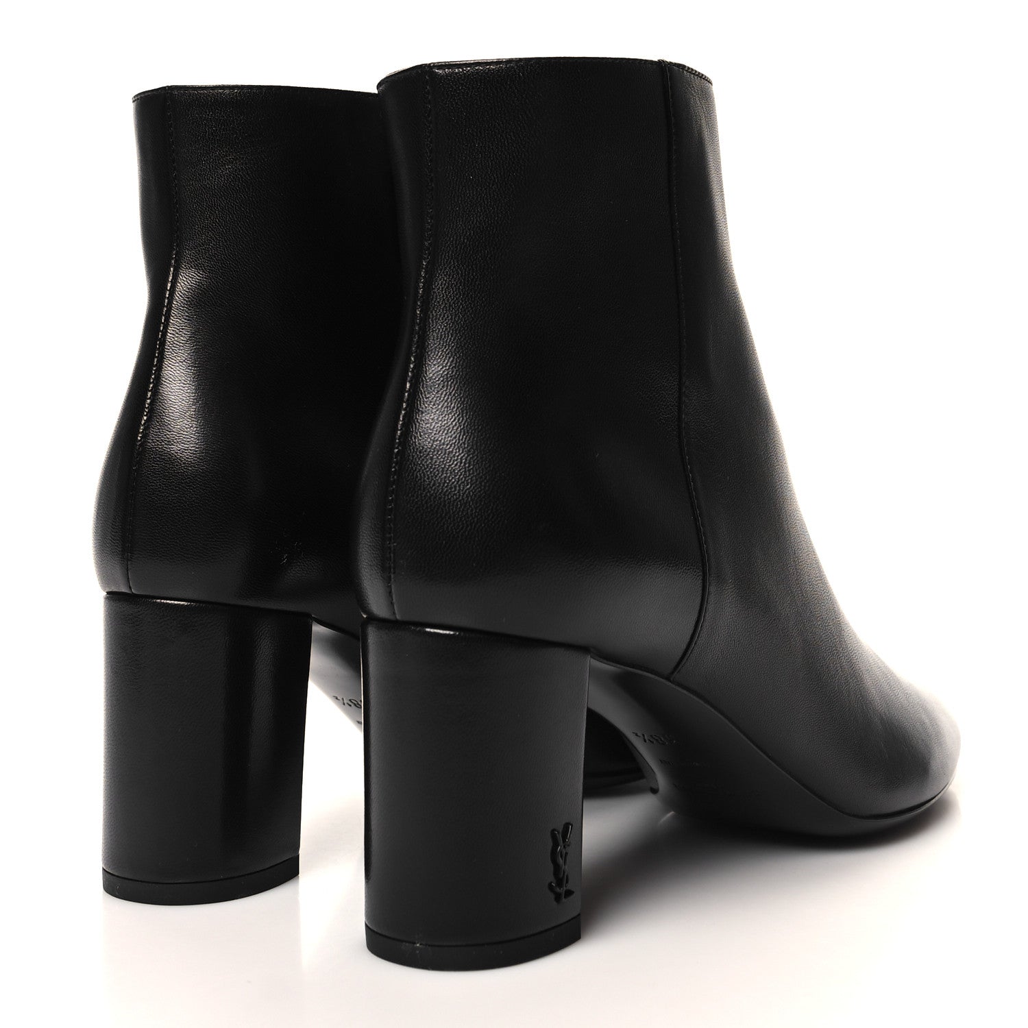 Saint Laurent Nappa Vendome Loulou Ankle Zip Boot 38.5 Black 4 of 9