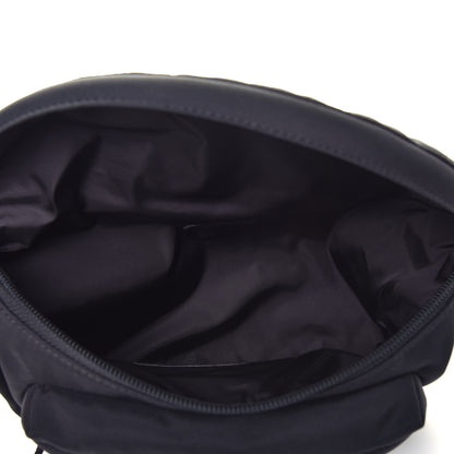 Balenciaga Recycled Sport Nylon Logo Embroidered Wheel Beltpack Black 5 of 9