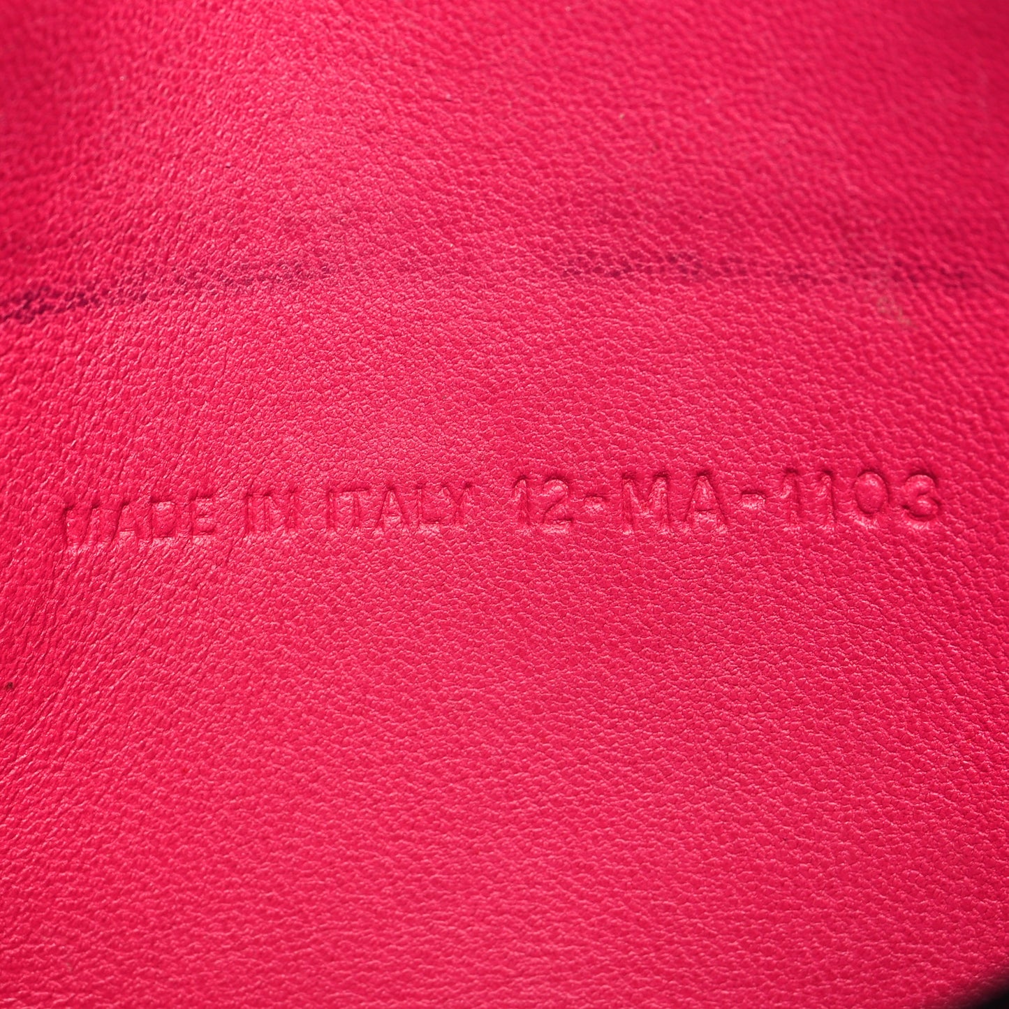 Lambskin Cannage Miss Dior Promenade Pouch Fuchsia