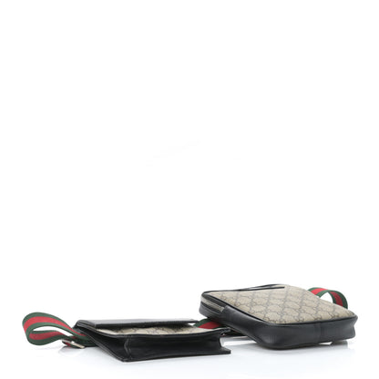 Gucci GG Supreme Monogram Web Belt Bag Black 4 of 18