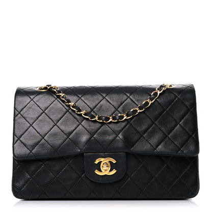 Chanel Lambskin Quilted Medium Double Flap Black 1 of 21