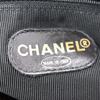 Chanel Caviar Quilted Pocket Shopping Tote Black 8 of 12