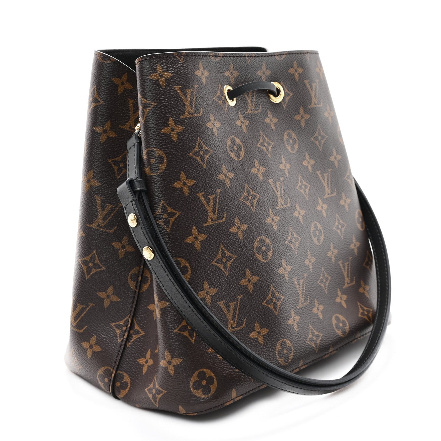 Louis Vuitton Monogram Neonoe MM Black 3 of 10
