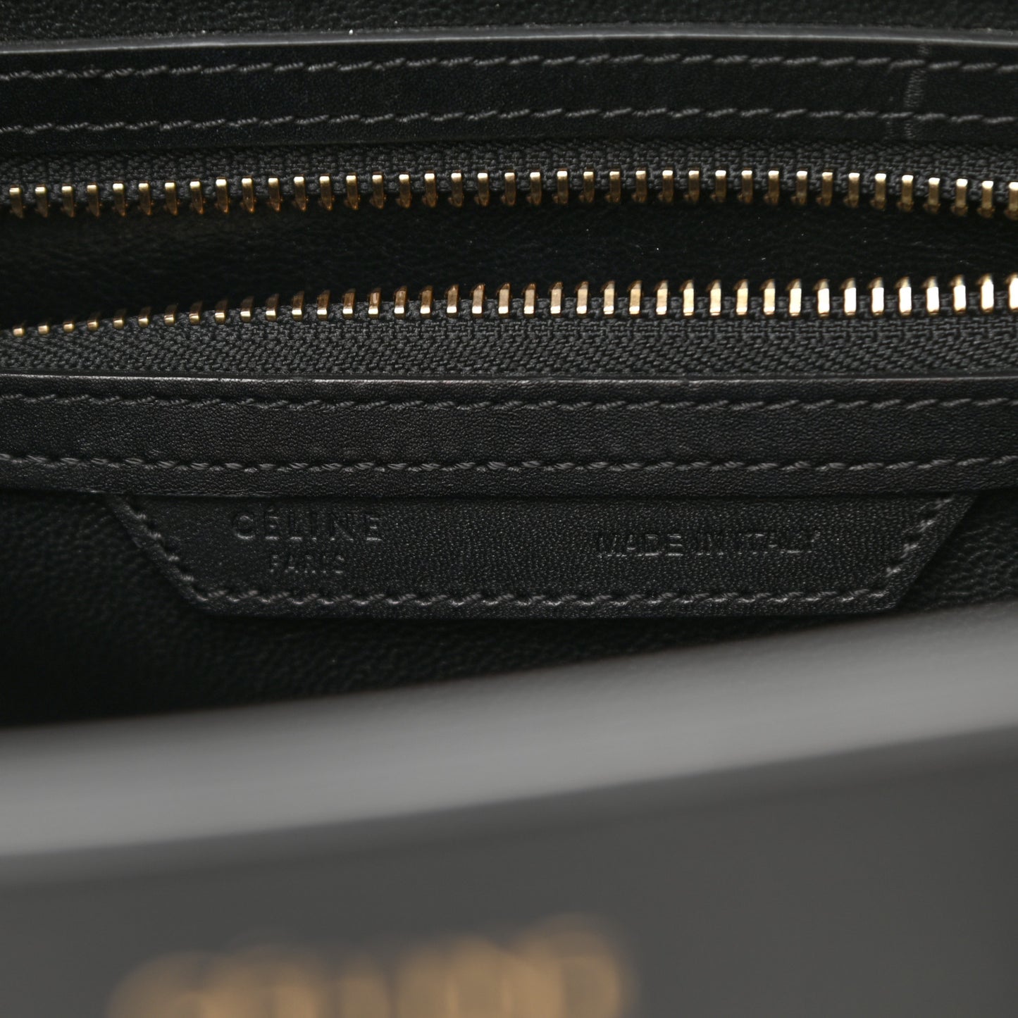 Baby Grained Calfskin Nubuck Micro Tri-Color Luggage Olive