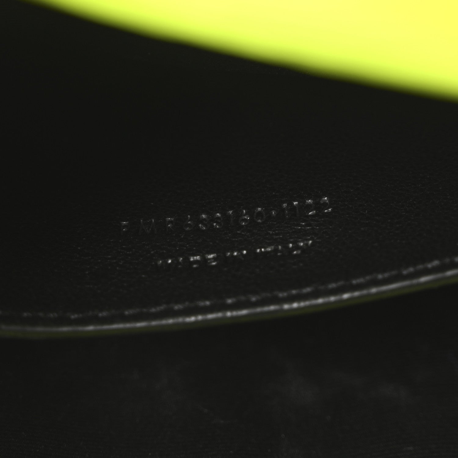 Saint Laurent Crinkled Calfskin Matelasse Monogram Baby Niki Chain Satchel Neon Yellow 7 of 10