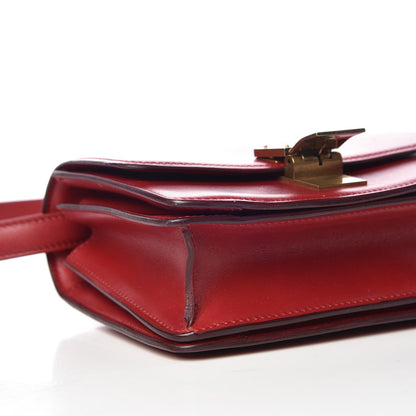 Celine Smooth Calfskin Small Classic Box Flap Bag Red 15 of 26