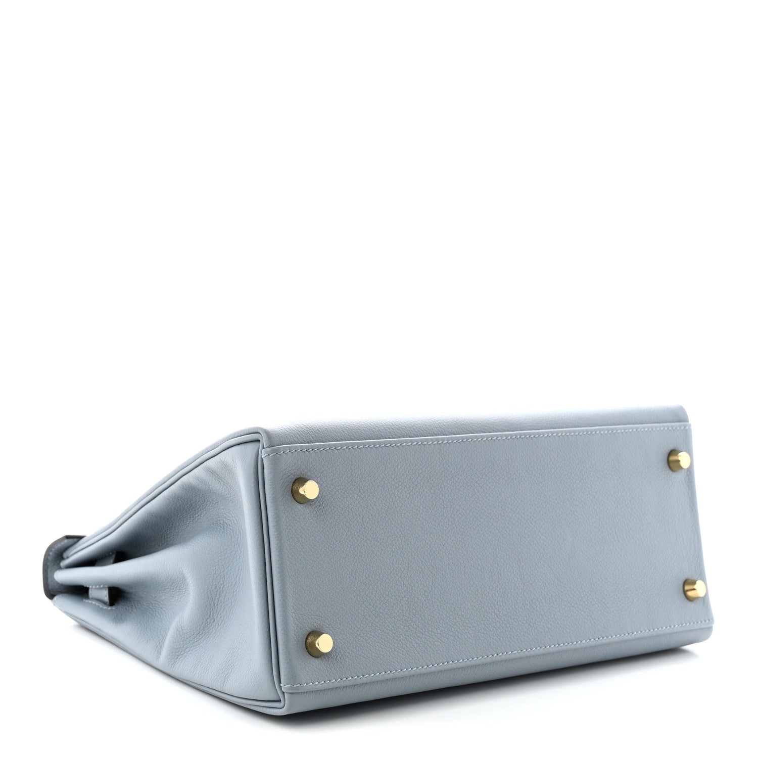 Hermes Evercolor Kelly Retourne 28 Bleu Lin 4 of 11