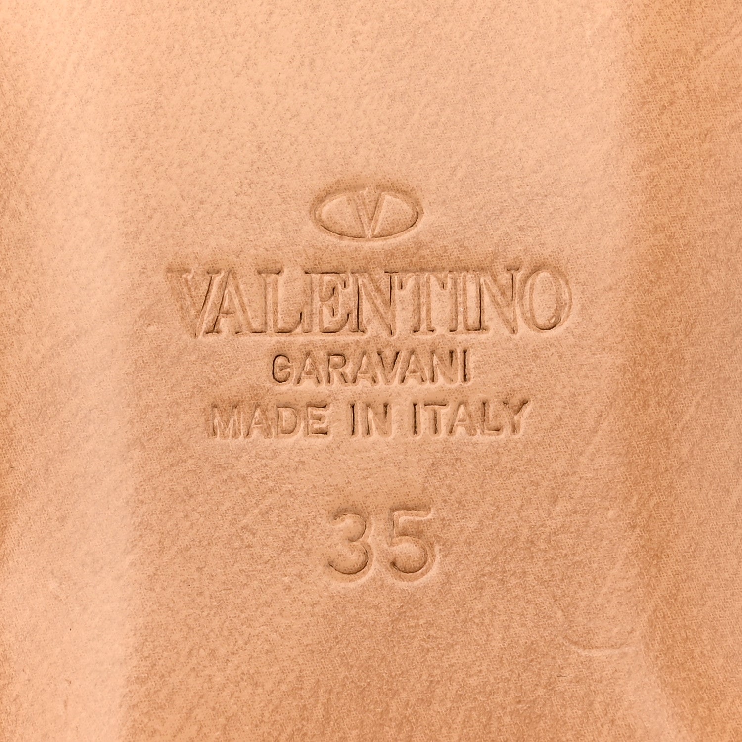Valentino Garavani Metallic Pebbled Calfskin Patent Rockstud Slingback Flats 35 Skin 6 of 12