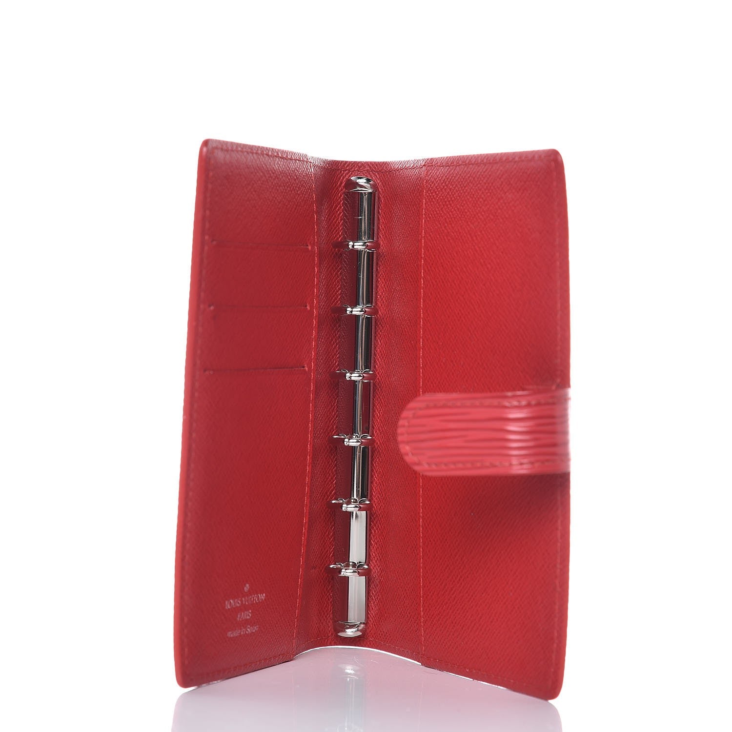 Louis Vuitton Epi Small Ring Agenda Cover Castillan Red 5 of 6