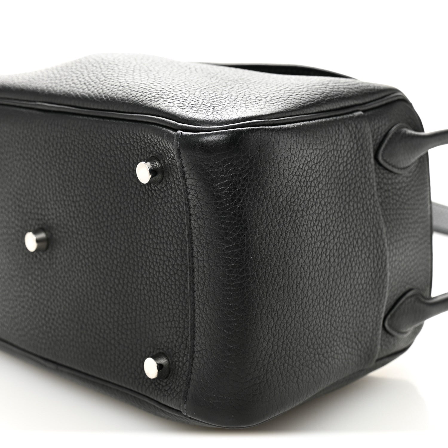 Hermes Taurillon Clemence Lindy 26 Black 10 of 10