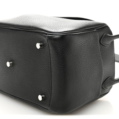Hermes Taurillon Clemence Lindy 26 Black 10 of 10