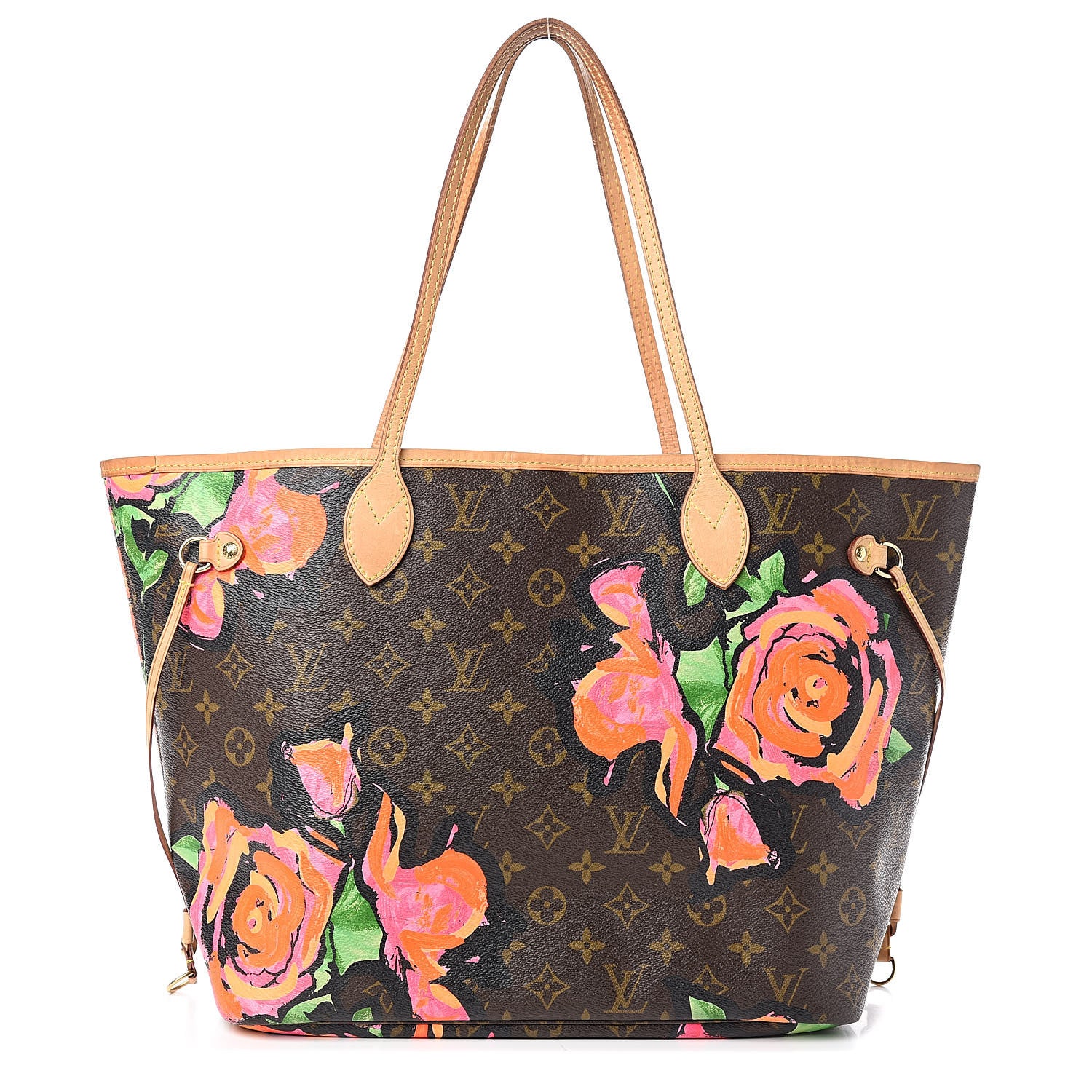 Louis Vuitton Monogram Roses Neverfull MM 1 of 13