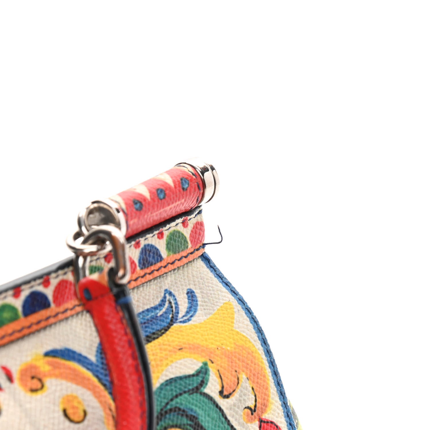 Dolce & Gabbana Dauphine Majolica Print Small Miss Sicily Satchel Multi 15 of 20