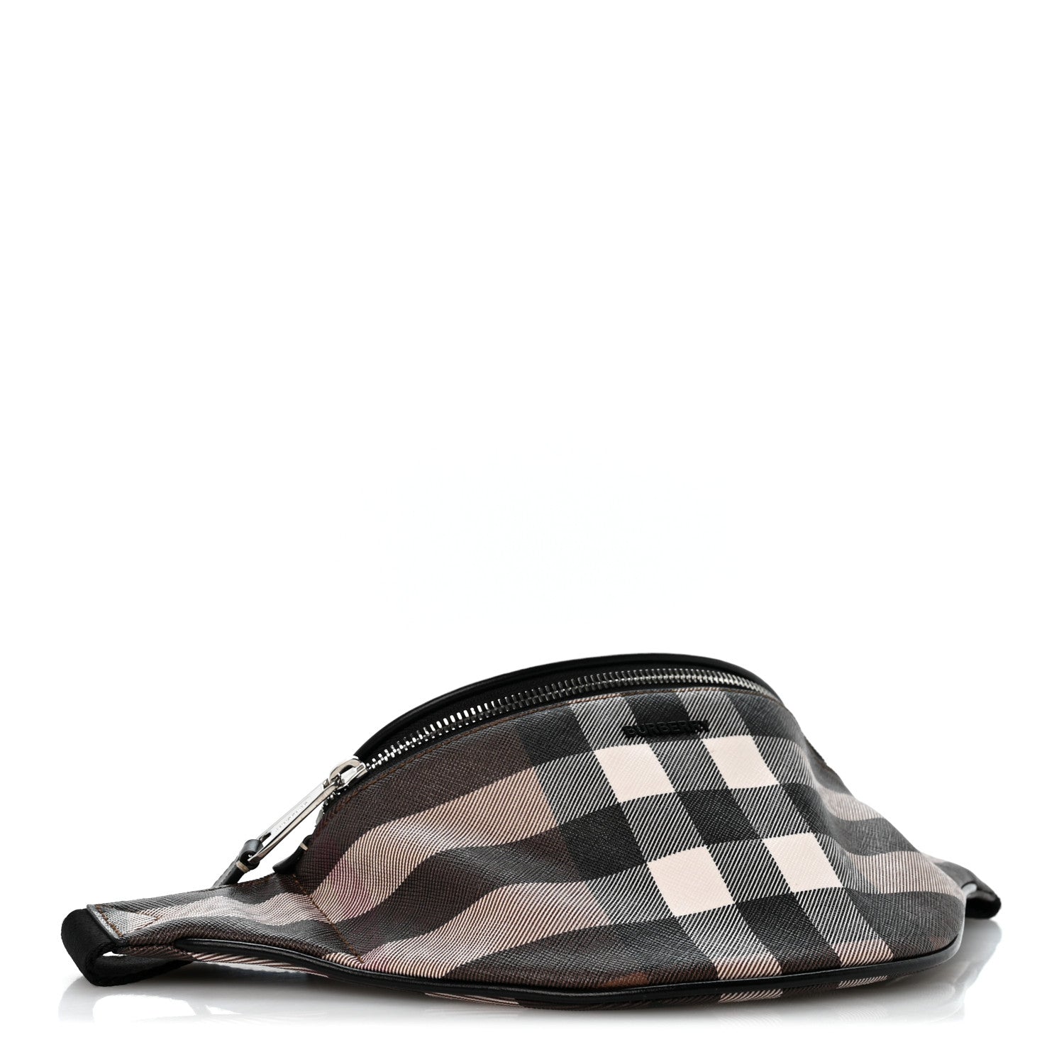Burberry E-canvas Check Cason Bum Bag Dark Birch Brown 4 of 13