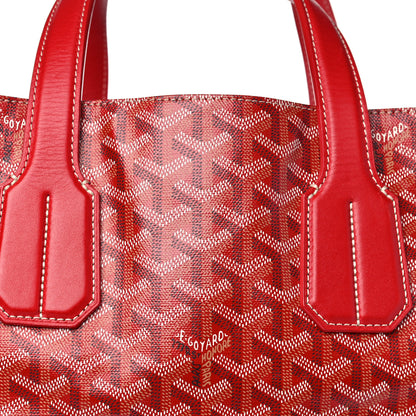 Goyard Goyardine Voltaire Tote Red 9 of 23