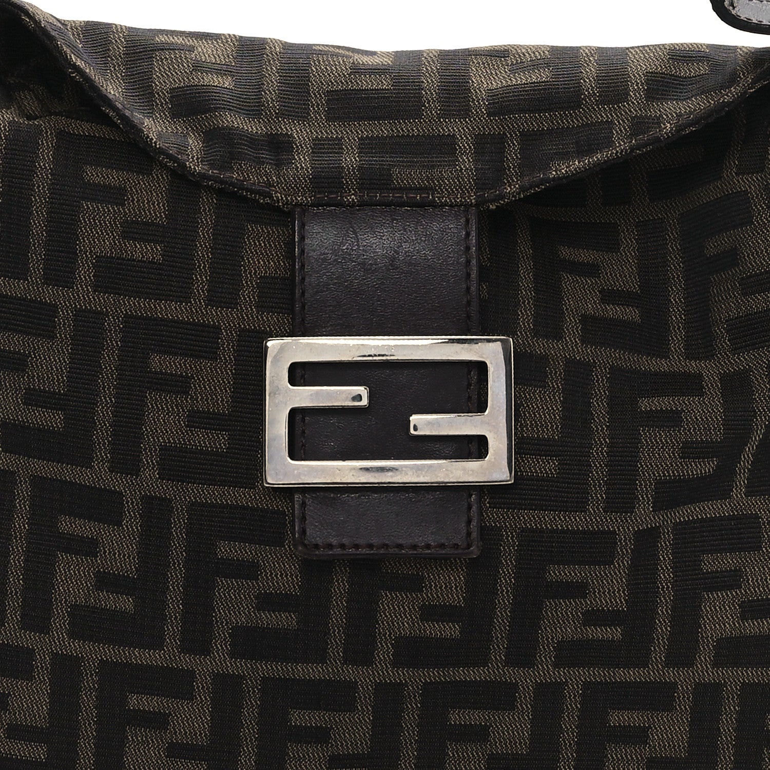 Fendi Zucca Shoulder Bag Tobacco 6 of 9