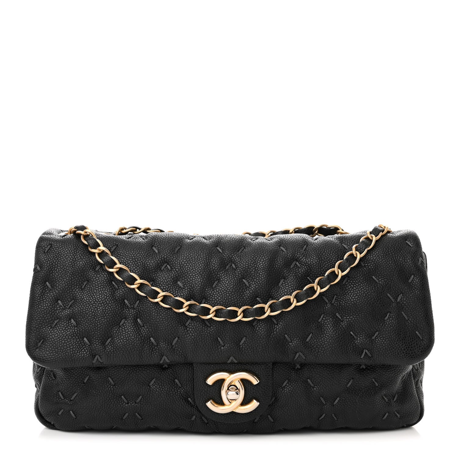 Chanel Caviar Wild Stitch Flap Black 1 of 10