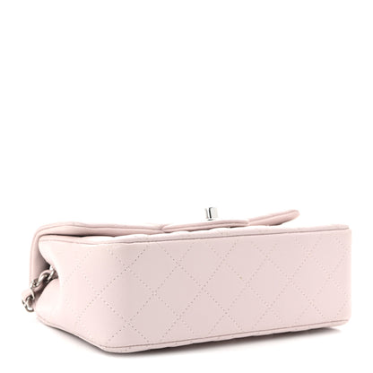 Chanel Lambskin Quilted Mini Rectangular Flap Light Pink 3 of 11