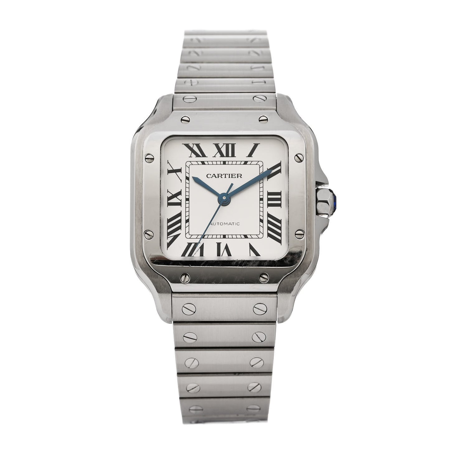 Stainless Steel 35mm Santos de Cartier Automatic Watch
