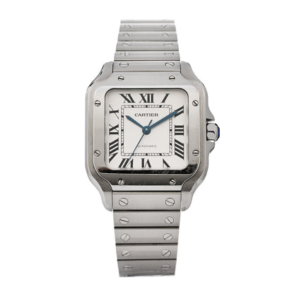 Cartier Stainless Steel 35mm Santos de Cartier Automatic Watch 1 of 5