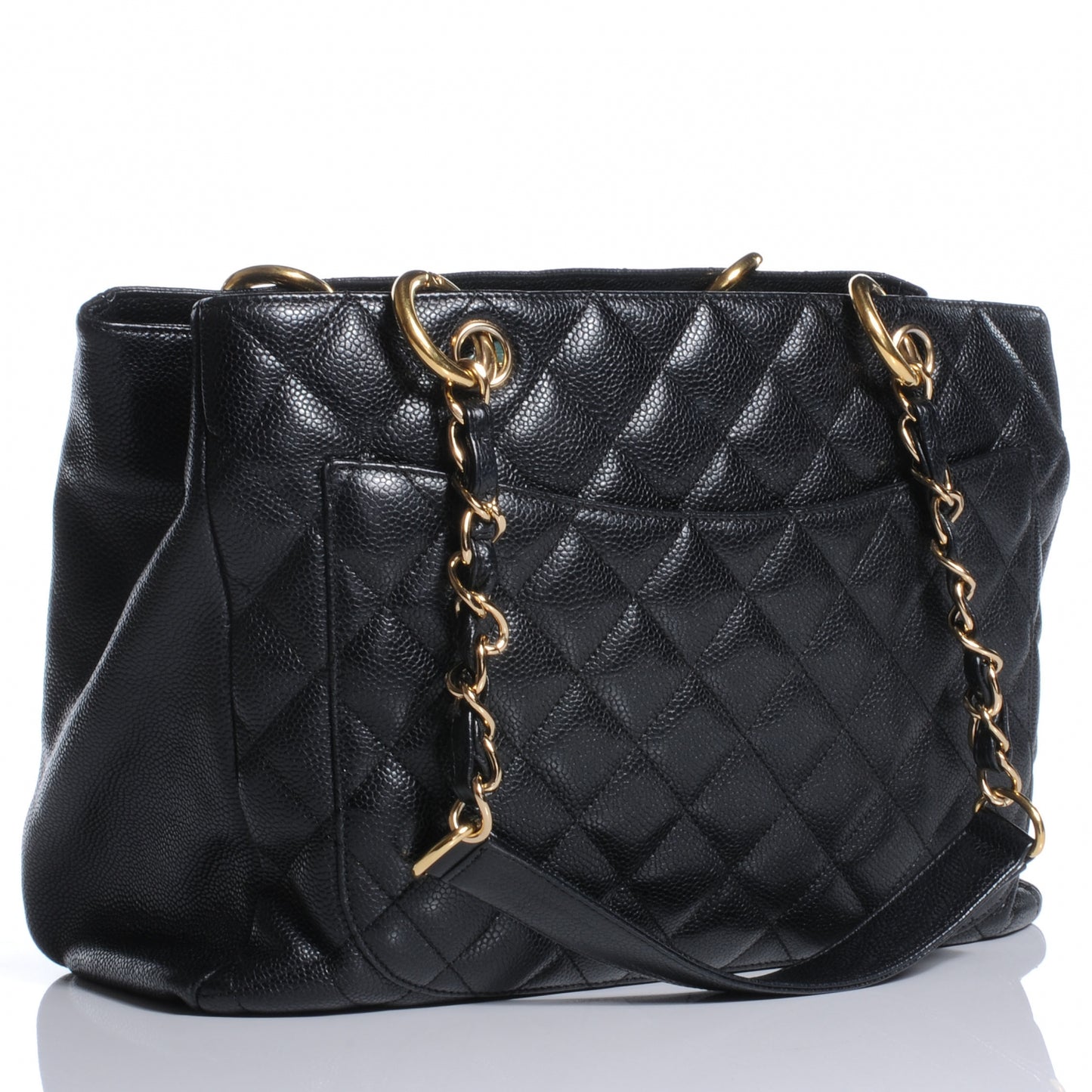 Caviar Grand Shopping Tote GST Black