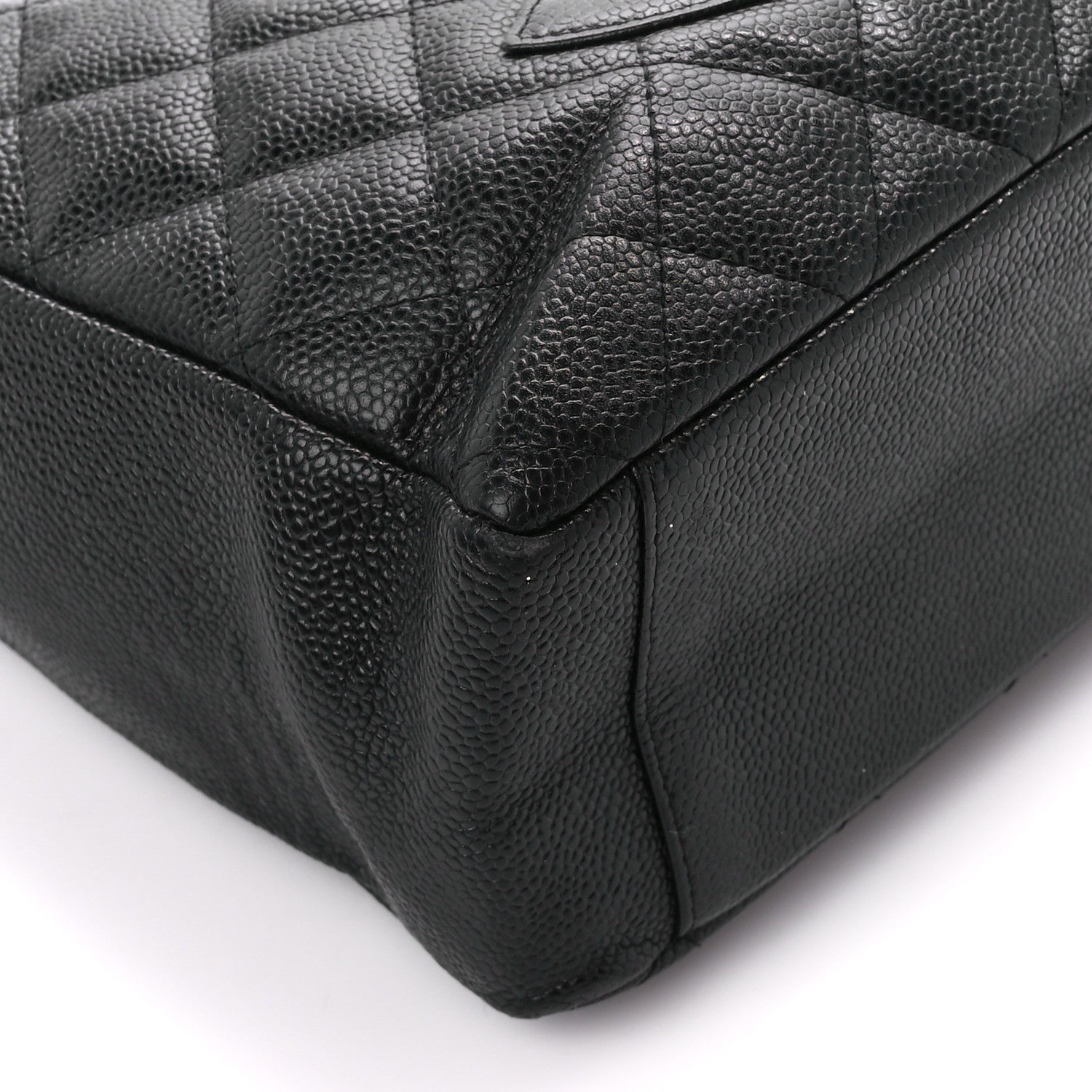 Chanel Caviar Quilted Petit Shopping Tote PST Black 9 of 16