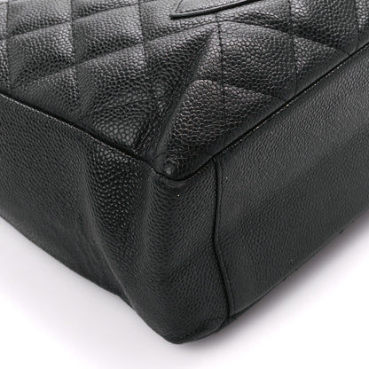 Chanel Caviar Quilted Petit Shopping Tote PST Black 9 of 16