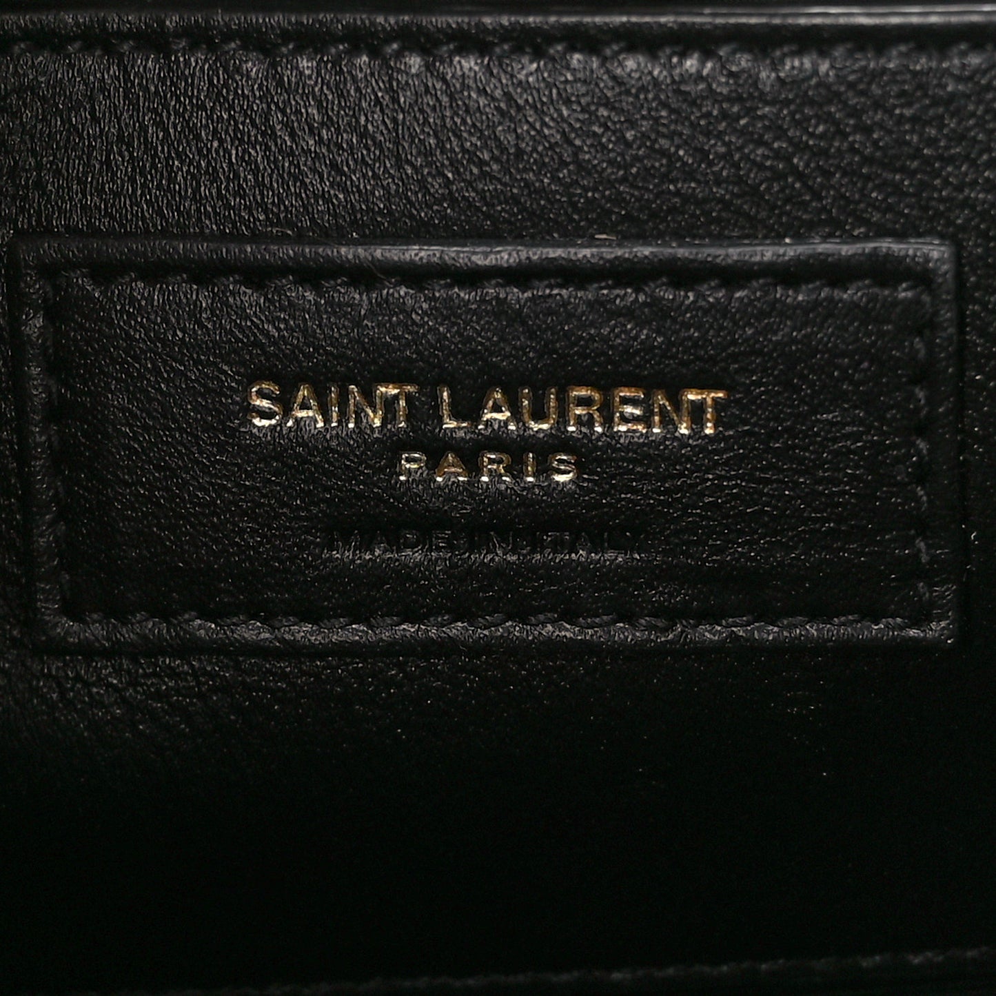 Lambskin Mixed Matelasse Triquilt Small Monogram Satchel Black