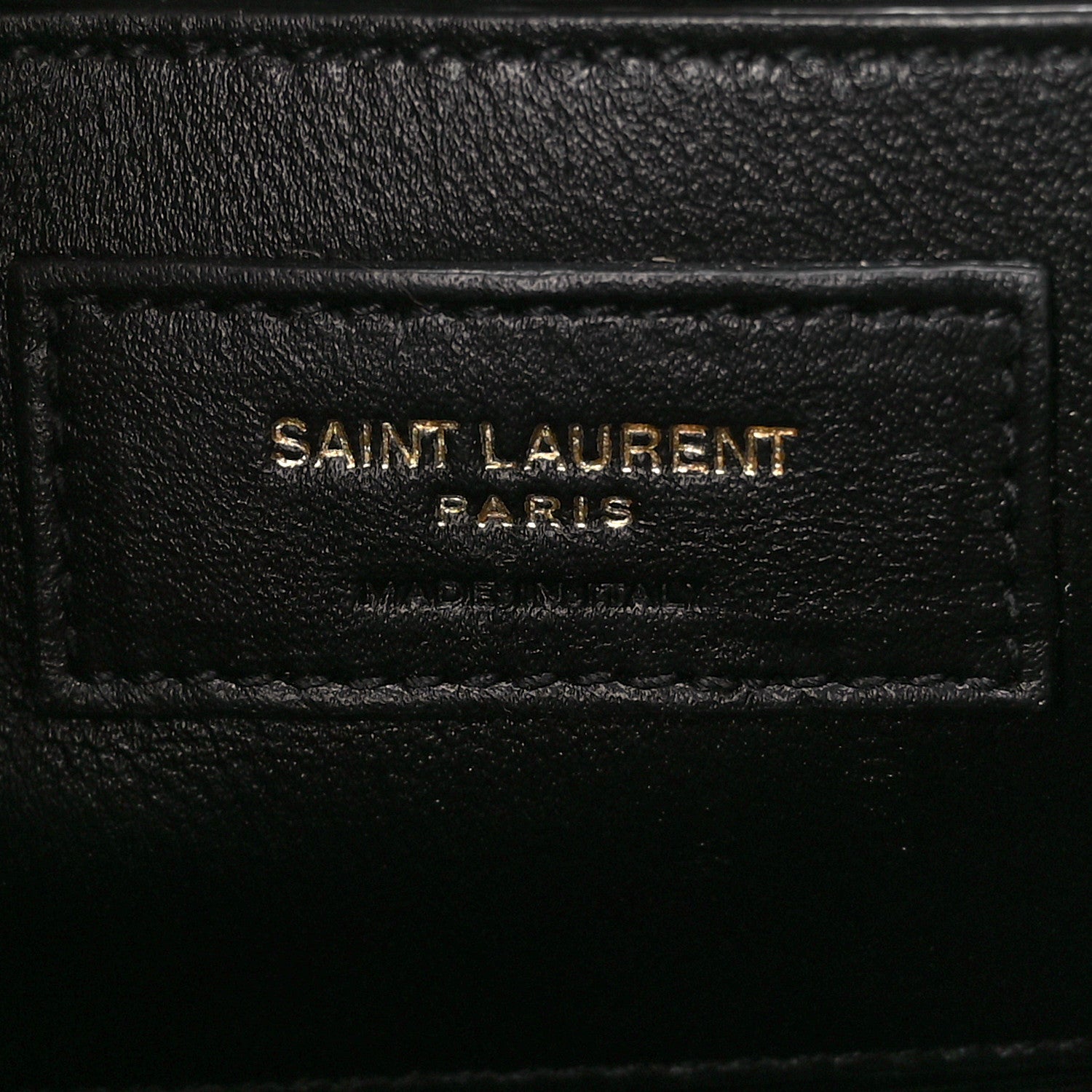 Saint Laurent Lambskin Mixed Matelasse Triquilt Small Monogram Satchel Black 7 of 12