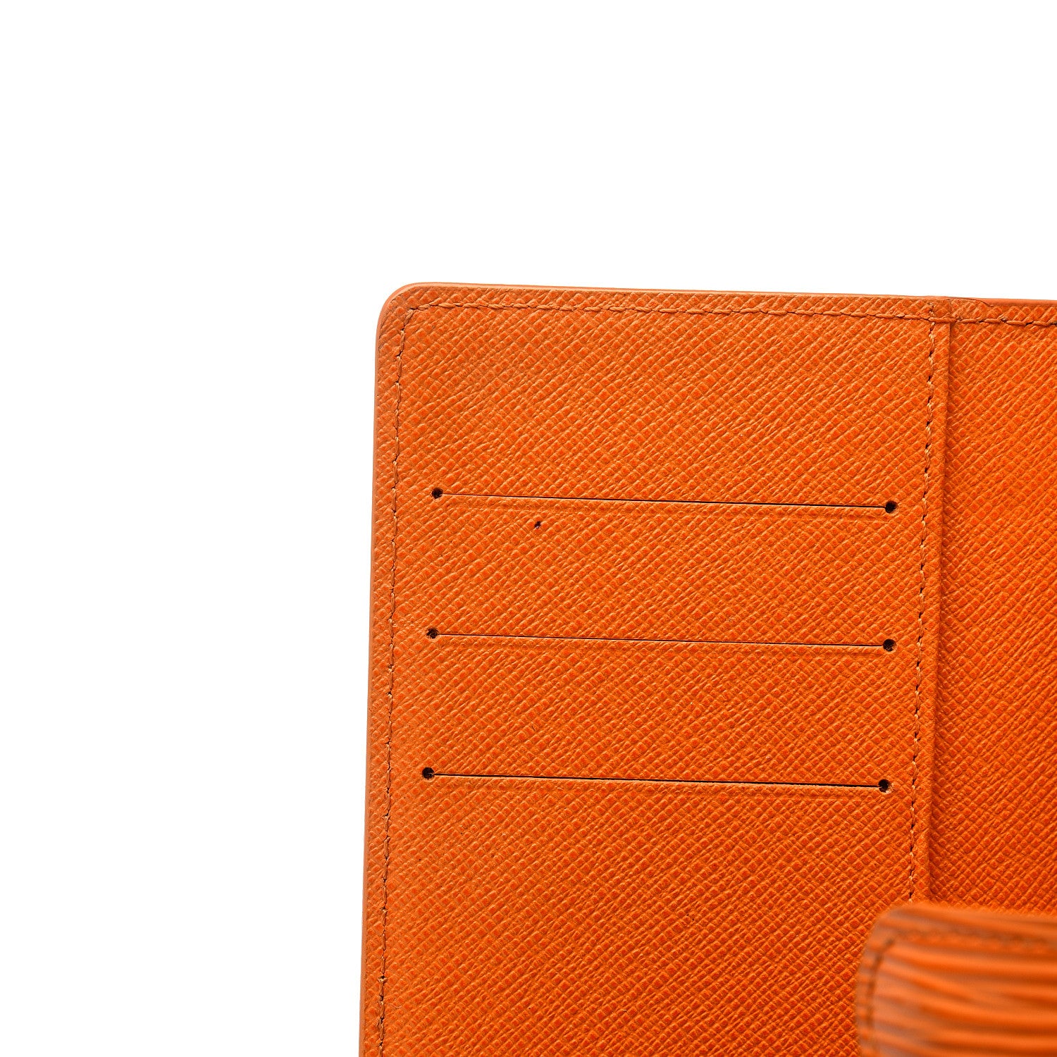 Louis Vuitton Epi Small Ring Agenda Cover Mandarin 6 of 9