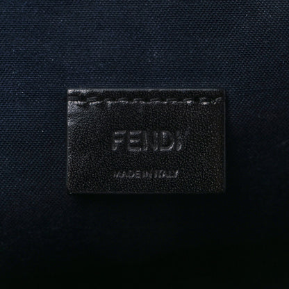 Fendi Metallic Vitello Elite Monster Eyes Pouch Navy Multicolor 6 of 7