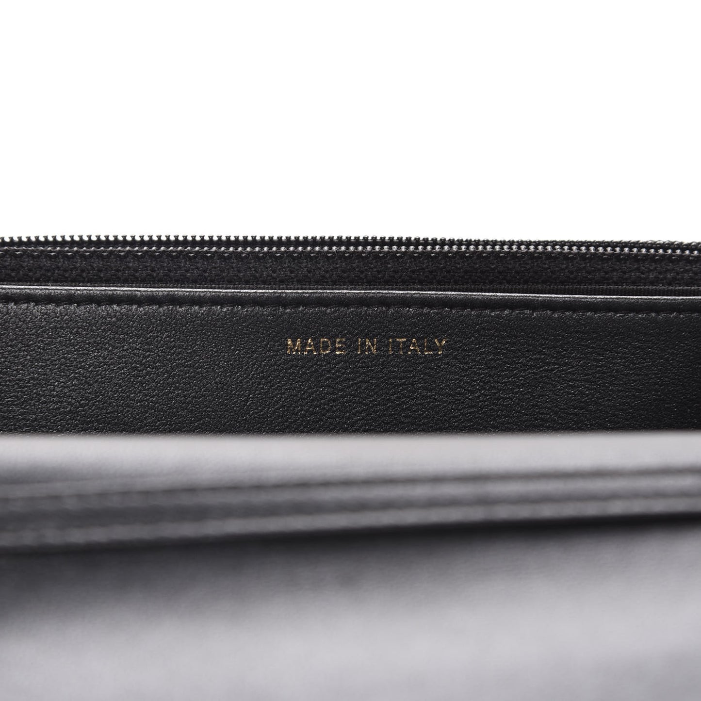 Iridescent Lambskin Quilted Pearl Wallet On Chain WOC Black