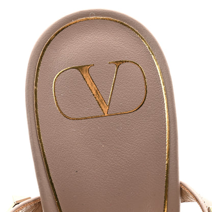 Valentino Garavani Calfskin Nappa Rockstud 155 Platform Sandals 40 Poudre 6 of 10