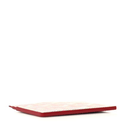 Goyard Goyardine Saint Sulpice Card Holder Red 4 of 7