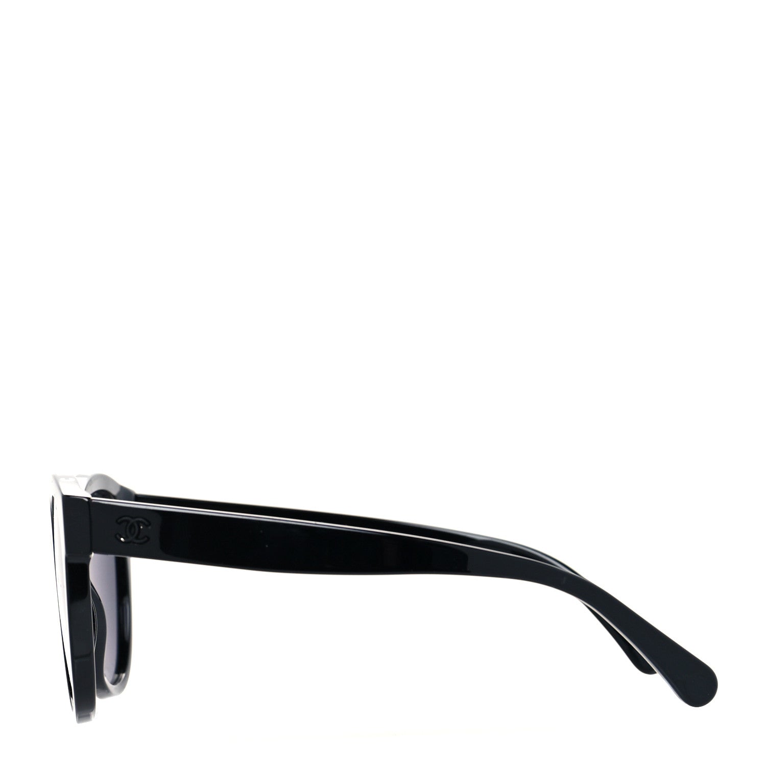Chanel Acetate CC Butterfly Sunglasses 5414-A Black 3 of 9