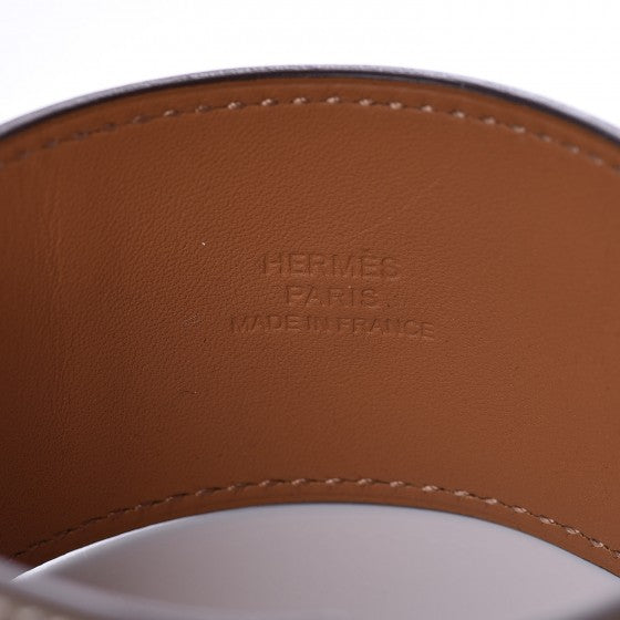 Hermes Swift Collier De Chien CDC Bracelet T2 Etoupe 4 of 6