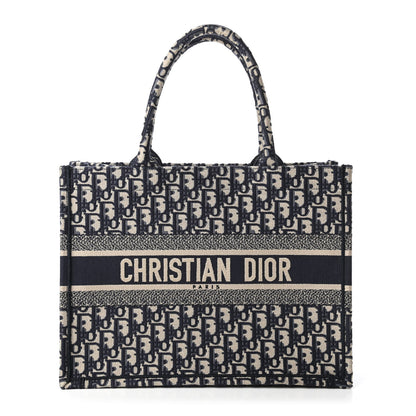 Christian Dior Oblique Medium Book Tote Blue Multicolor 1 of 11