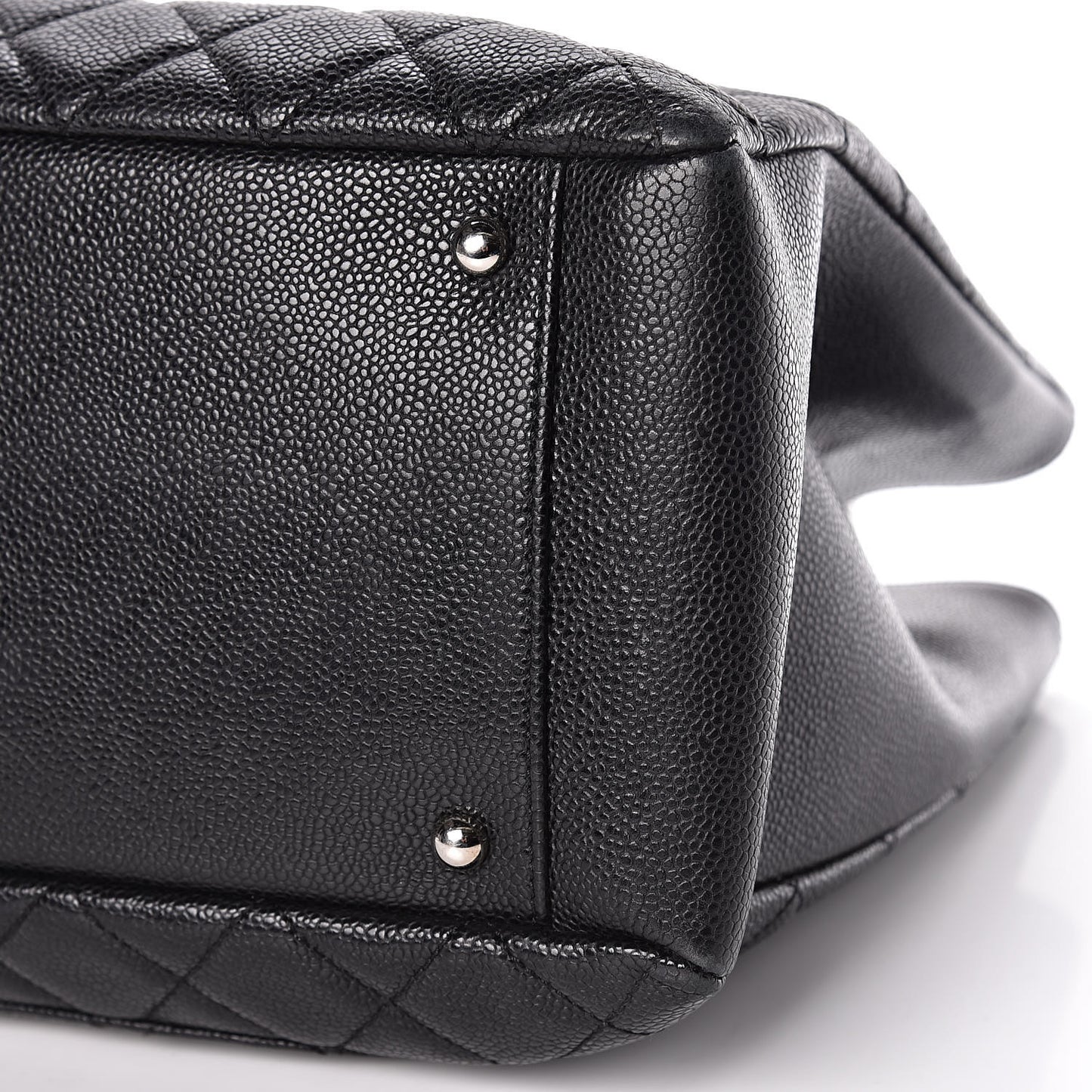 Caviar Quilted XL Grand Shopping Tote GST Black