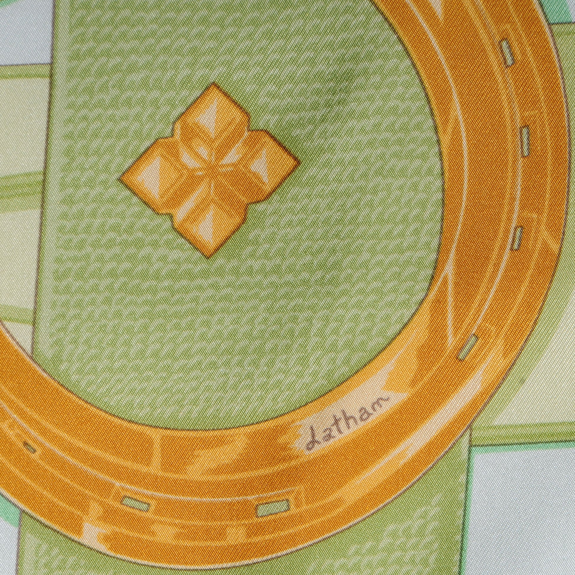 Hermes Silk Porte Bonheur Scarf 90 3 of 4