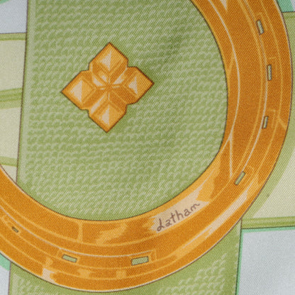 Hermes Silk Porte Bonheur Scarf 90 3 of 4