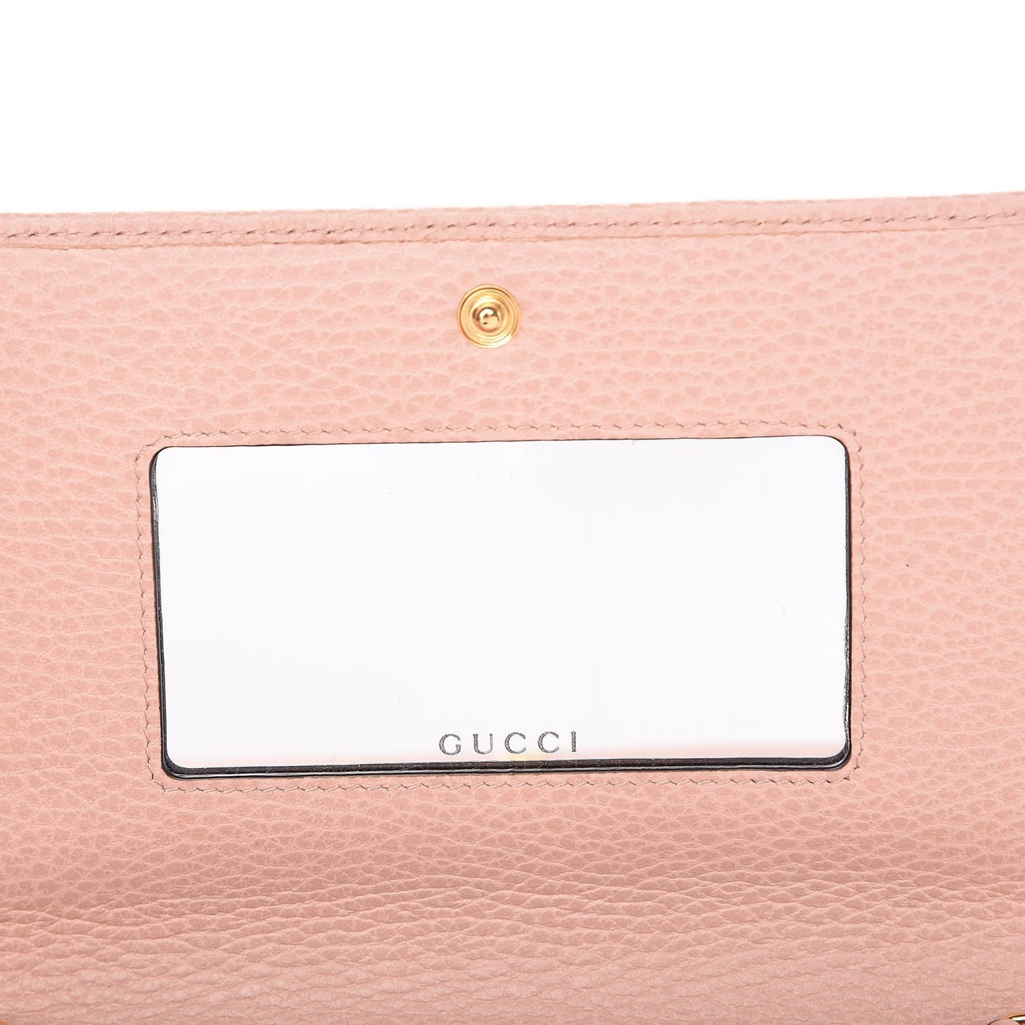 Dollar Calfskin Mini GG Marmont Chain Wallet Perfect Pink