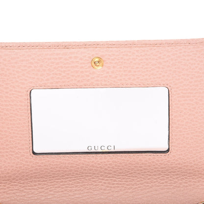 Gucci Dollar Calfskin Mini GG Marmont Chain Wallet Perfect Pink 7 of 8